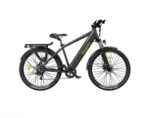 Bicicletă electrică Eleglide, T1 City E Bike, Roti de 27,5 inch, Neagra/Verde