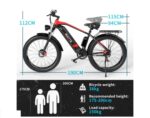 Bicicleta electrica DUOTTS F26 - 750W x 2 motoare - Neagra - imagine 17