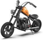 Motocicletă Electrică Chopper HYPER GOGO Challenger 12' - Portocalie - imagine 3