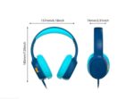 Casti cu fir pentru copii Tronsmart KH01 - albastre - imagine 3