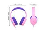 Casti cu fir pentru copii Tronsmart KH01 - roz - imagine 3