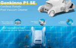 Aspirator robot de piscină fără fir Genkinno P1SE, motor 100 W, rezervor de apă 2.4 l - imagine 3