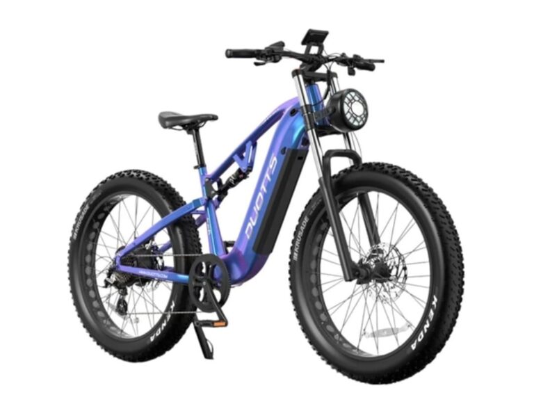 Bicicletă electrică DUOTTS E26 albastru-violet