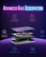 Baterie externa HINOVO MB1-5000X, 5000mAh, Cyberpunk Style, pentru iPhone, Incarcare Wireless, functie MagSafe - Gri - imagine 4