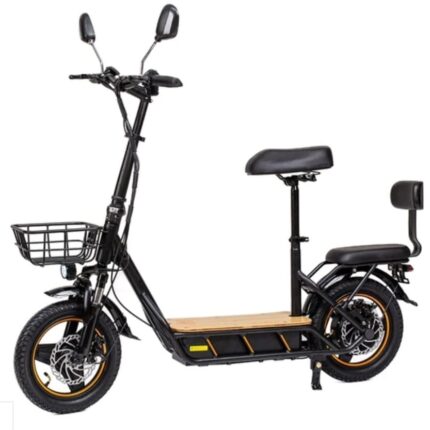 trotineta electrica cu oglinzi retrovizoare si sa KuKirin C1 Pro