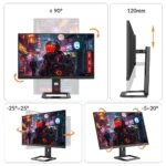 Monitor pentru jocuri TITAN ARMY P2710S, ecran LCD IPS rapid de 27 inchi 2560*1440 16:9 - imagine 12