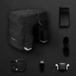 Geanta pentru portbagaj bicicleta 60litri - culoare neagra - imagine 14