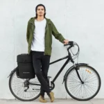 Geanta pentru portbagaj bicicleta 60litri - culoare neagra - imagine 15
