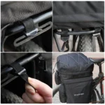 Geanta pentru portbagaj bicicleta 60litri - culoare neagra - imagine 16