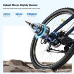 Bicicleta electrica Eleglide Mopride 3, motor 250W, baterie 48V 12Ah, Anvelope 29', autonomie 120km/H - imagine 8