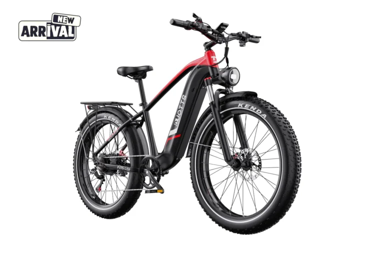 Bicicletă electrică F26 Lite negru/rosu
