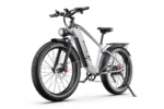 Bicicletă electrică DUOTTS F26 Lite, Motor 500W/750W, Baterie de 48V 18Ah, Anvelope de 26 inch, Autonomie 80-90km - gri/alb - imagine 8
