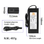 Incarcator original G2 Master 58,8V 2A mufa cu 3 gauri - imagine 3