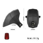 Aripa Spate Kukirin Originala - G2, G3, G4 - Culoare Neagra - imagine 3